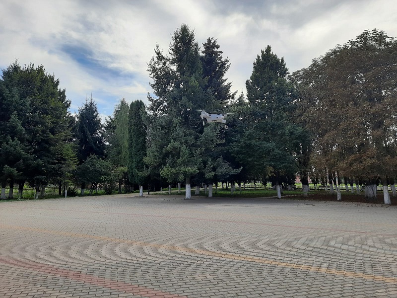 Осмотр школьного двора